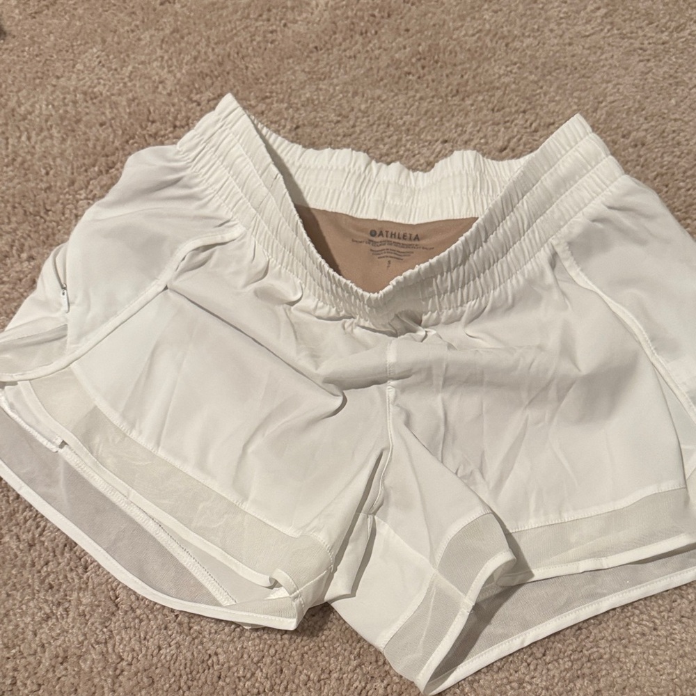 Athleta Women's White Athletic Shorts